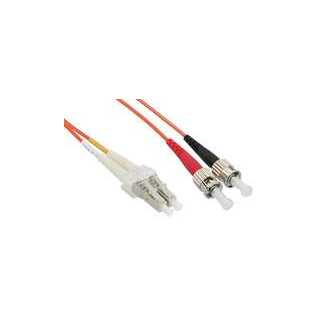 InLine - LWL Duplex Kabel, LC/ST, 50/125µm, OM2, 2m