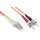 InLine - LWL Duplex Kabel, LC/ST, 50/125µm, OM2, 2m