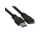 InLine - USB 3.0 Kabel, A an Micro B, schwarz, 0,3m