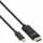 InLine - USB Display Kabel, USB Typ-C Stecker zu HDMI Stecker (DP Alt Mode), 4K2K, schwarz, 2m