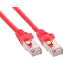 InLine - Patchkabel, F/UTP, Cat.5e, rot, 1m