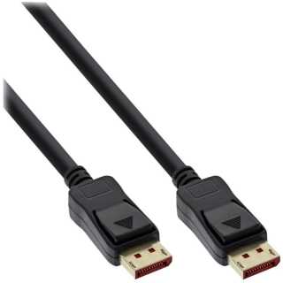 InLine - DisplayPort 1.4 Kabel, 8K4K, schwarz, vergoldete Kontakte, 5m