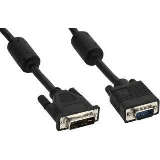 InLine - DVI-A Kabel, analog 12+5 Stecker auf 15pol HD Stecker VGA, 3m
