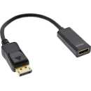 InLine - DisplayPort zu HDMI Adapterkabel mit Audio,...