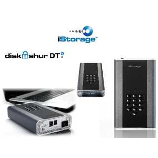 iStorage - diskAshur DT2 14TB - USB 3.1 -  Tamper Proof - Water & Dust Resistant - IP56 - FIPS 140-2 Level 2 - OS & Platform Independent