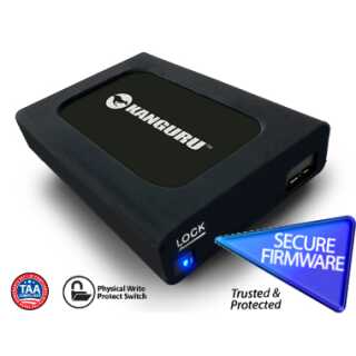 Kanguru - UltraLock USB 3.0 HDD mit physischem Schreibschutz und Secure Firmware - 4TB