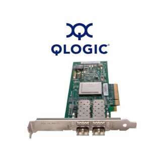 Qlogic - QLE2562-CK - 8Gb Dual Port FC HBA, x8 PCIe, SR LC multi-mode optic