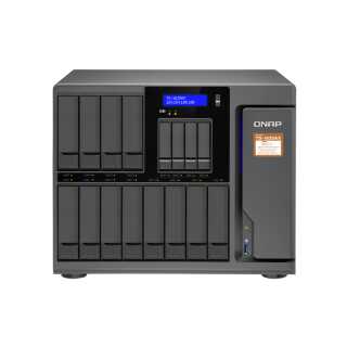 QNAP - TS-1655 - NAS-Server - 16 Schächte - SATA 6Gb/s - RAID 0 1 5 6 10 50 JBOD 60 RAM 8 GB 2.5 Gigabit Ethernet iSCSI Support