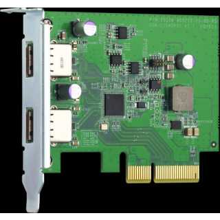 QNAP - Ersatz / Zub. - USB 3.1 Card - USB 3.2 Gen 2 dual-port PCIe expansion card