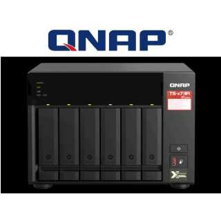 QNAP - TS-673A-8G - NAS-Server - 6 Schächte - SATA 6Gb/s - RAM 8 GB Gigabit Ethernet / 2.5 Gigabit Ethernet