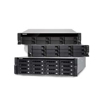 QNAP - TS-873AeU-RP-4G - NAS-Server - 8 Schächte - Rack 2U - SATA 6Gb/s RAID 0 1 5 6 10 50 JBOD 60 RAM 4 GB 2.5 Gigabit Ethernet iSCSI Support