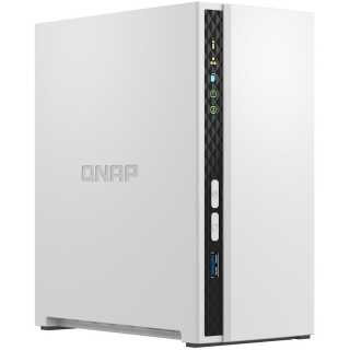 QNAP - TS-233 - NAS-Server - 2 Schächte - SATA 6Gb/s - RAID 0 1 JBOD RAM 2 GB Gigabit Ethernet iSCSI Support