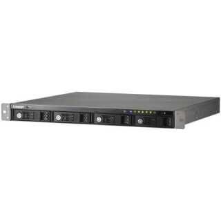 QNAP - TS-435XeU - NAS-Server - 4 Schächte - Rack einbaufähig SATA 6Gb/s RAID 0 1 5 6 10 JBOD RAM 4 GB 2.5 Gigabit Ethernet / 10 Gigabit Ethernet iSCSI Support 1U