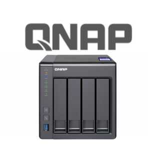 QNAP - TS-453E - NAS - Tower - Intel® Celeron® - J6412 - Schwarz - 4 x 3.5" Intel Celeron J6412 Intel UHD Graphics 8 GB RAM 4 GB Flash LAN 90W