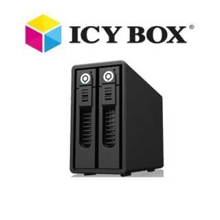 RAIDON - GR3660-BA31 - Ext. RAID-Gehäuse. 2xSATA III 3,5"/2,5" zu 1xUSB 3.1 10 Gbit/s, RAID 0,1, JBOD, UASP - black