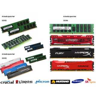 Samsung - DDR5 - Modul - 64 GB - DIMM 288-PIN - 4800 MHz / PC5-38400 CL40 1.1 V registriert ECC