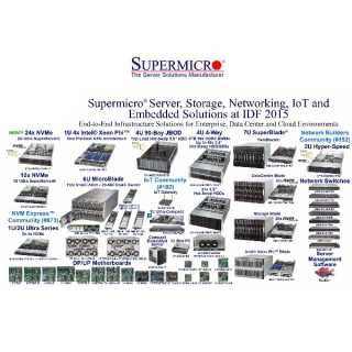 Supermicro - 24-port Layer 3 10G Ethernet Switch (Stand-alone) (black)