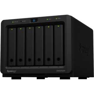 Synology - DS620slim - NAS-Server - 6 Schächte SATA 6Gb/s RAID 0 1 5 6 10 JBOD RAM 2 GB Gigabit Ethernet iSCSI