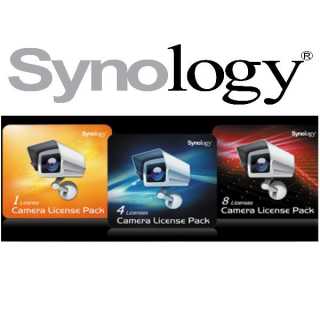 Synology - Camera License Pack - Lizenz - 4 Kameras - Nur Lizenz 1 Jahr