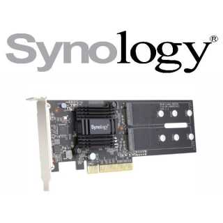Synology - Ersatz / Zub. -PCIE M.2 SSD ADAPTER - M2D18 - PCIe 2.0 x8 - 2x M.2 SSD - PCIe NVMe / SATA