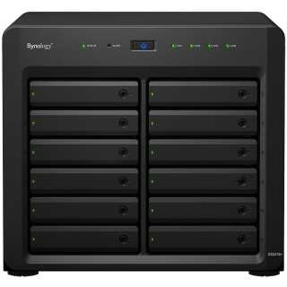 Synology - Disk Station DS3622XS+ - NAS-Server - 12 Schächte SATA 6Gb/s RAID 0 1 5 6 10 JBOD RAID F1 RAM 16 GB Gigabit Ethernet / 10 Gigabit Ethernet iSCSI Support