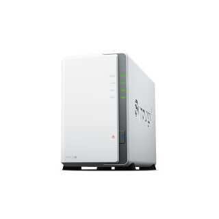 Synology - DS223J - NAS-Server - 2 Schächte - SATA 6Gb/s - RAID 0, 1, JBOD - RAM 1 GB - Gigabit Ethernet