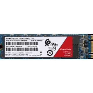 WD - Red SA500 NAS SATA SSD WDS200T1R0B - SSD - 2 TB - intern - M.2 2280 - SATA 6Gb/s