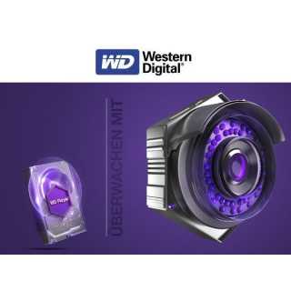 WD - Purple Pro WD8001PURP - Festplatte - 8 TB - intern - 3.5" (8.9 cm) - SATA 6Gb/s - 7200 rpm - Puffer: 256 MB