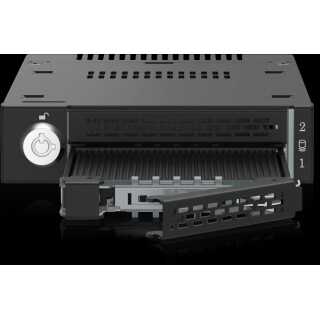 ICY DOCK - ToughArmor - MB833MK-B V2 - M.2 PCIe NVMe SSD Wechselrahmen Vollmetall