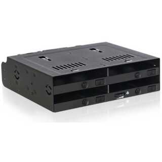 ICY DOCK - flexiDOCK - MB014SP-B R1 - Trägerloses internes 4 x 2,5" SATA/SAS SSD/HDD Hot-Swap Dock