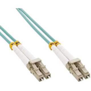 InLine - LWL Duplex Kabel, LC/LC, 50/125µm, OM3, 1m