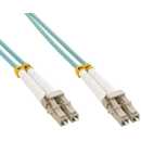 InLine - LWL Duplex Kabel, LC/LC, 50/125µm, OM3, 1m