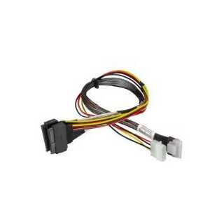 Supermicro - 55cm Slimline x8 to 2x U.2 PCIE with Power Cable (CBL-SAST-0953)