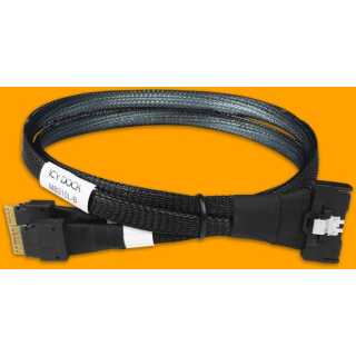 ICY DOCK - MB310L-B - MCIO 8i SFF-TA-1016 zu 2x SlimSAS 4i SFF-8654 Kabel - 0,5M