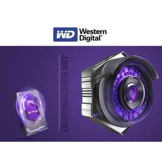 WD - Purple Pro WD8002PURP - Festplatte - 8 TB - Videoüberwachung, Smart Video - intern - 3.5" (8.9 cm) SATA 6Gb/s 7200 rpm Puffer: 256 MB