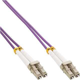 InLine - LWL Duplex Kabel, LC/LC, 50/125µm, OM4, 2m