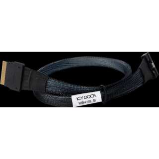 ICY DOCK - MB410L-B - MCIO 8i SFF-TA-1016 zu SlimSAS 8i SFF-8654 Kabel – 50cm