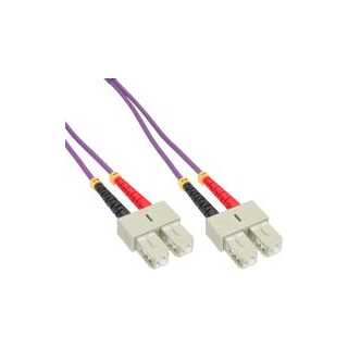 InLine - LWL Duplex Kabel, SC/SC, 50/125µm, OM4, 2m