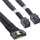 InLine - Slim SAS Kabel, SFF-8654 8i zu 2x SFF-8643, 1m