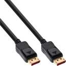 InLine - DisplayPort 1.4 Kabel, schwarz, vergoldete...