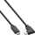 InLine - USB 3.2 Gen.2 Kabel, USB-C Stecker/Stecker gewinkelt, schwarz, 2m