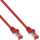 InLine - Patchkabel, S/FTP (PiMf), Cat.6, 250MHz, halogenfrei, Kupfer, rot, 15m