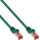 InLine - Patchkabel, S/FTP (PiMf), Cat.6, 250MHz, halogenfrei, Kupfer, grün, 15m