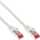 InLine - Patchkabel, S/FTP (PiMf), Cat.6, 250MHz, halogenfrei, Kupfer, weiß, 15m