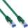 InLine - Patchkabel, S/FTP (PiMf), Cat.6A, 500MHz, halogenfrei, Kupfer, grün, 7,5m