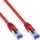 InLine - Patchkabel, S/FTP (PiMf), Cat.6A, 500MHz, halogenfrei, Kupfer, rot, 1,5m