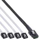 InLine - SAS Anschlusskabel, Mini-SAS SFF-8087 an 4x...