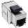 InLine - Keystone RJ45 Buchse / Buchse Einsatz, SNAP-In, Cat.6A STP