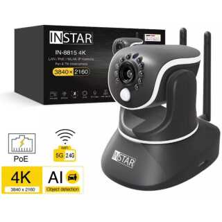 Instar - IN-8815 4K schwarz - LAN / PoE / WLAN Version
