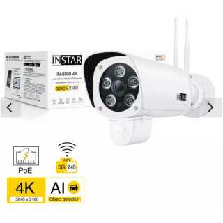 Instar - IN-9808 4K weiß - LAN / PoE / WLAN Version